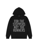 Felpa con cappuccio Steppers – Nero