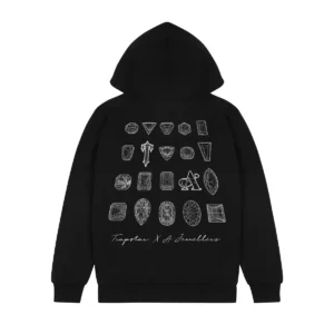 Felpa con cappuccio Trapstar x A Jewellers 2.1 – Nera