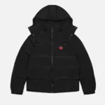 Giacca imbottita con cappuccio Trapstar Irongate nera