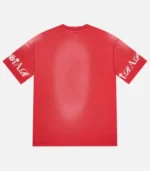 Maglietta T shirt rossa con scritta Trapstar