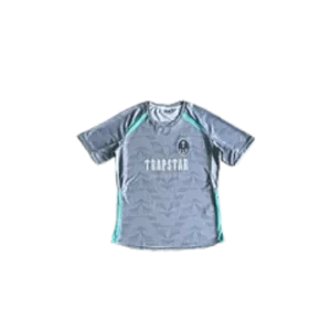 Maglietta da calcio Trapstar grigia blu mare