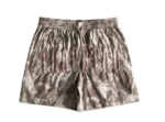 Pantaloncini Trapstar lavati con arco color caffè freddo