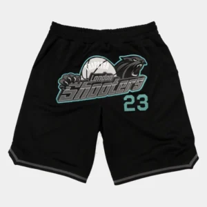 Pantaloncini da basket Trapstar Shooters SS23 Neri Blu Mare