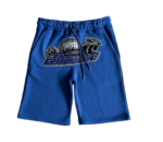 Pantaloncini in ciniglia blu dei Trapstar Shooters