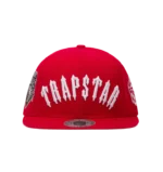 Trapstar Irongate Hat Arch Snapback – ROSSO BIANCO