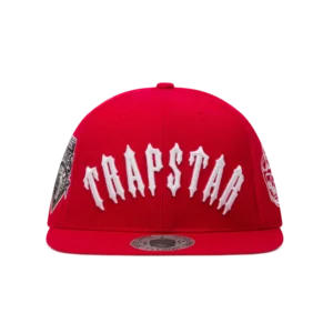 Trapstar Irongate Hat Arch Snapback – ROSSO BIANCO