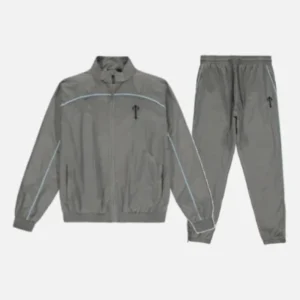 Tuta Irongate T Shell Suit Trapstar Grigio scuro Azzurro