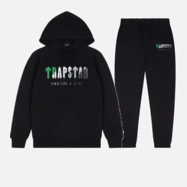 Tuta Trapstar Chenille Decoded – Nero Verde Tuta Trapstar Chenille Decoded – Nero Verde
