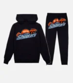 Tuta con cappuccio Trapstar London Shooters Nera