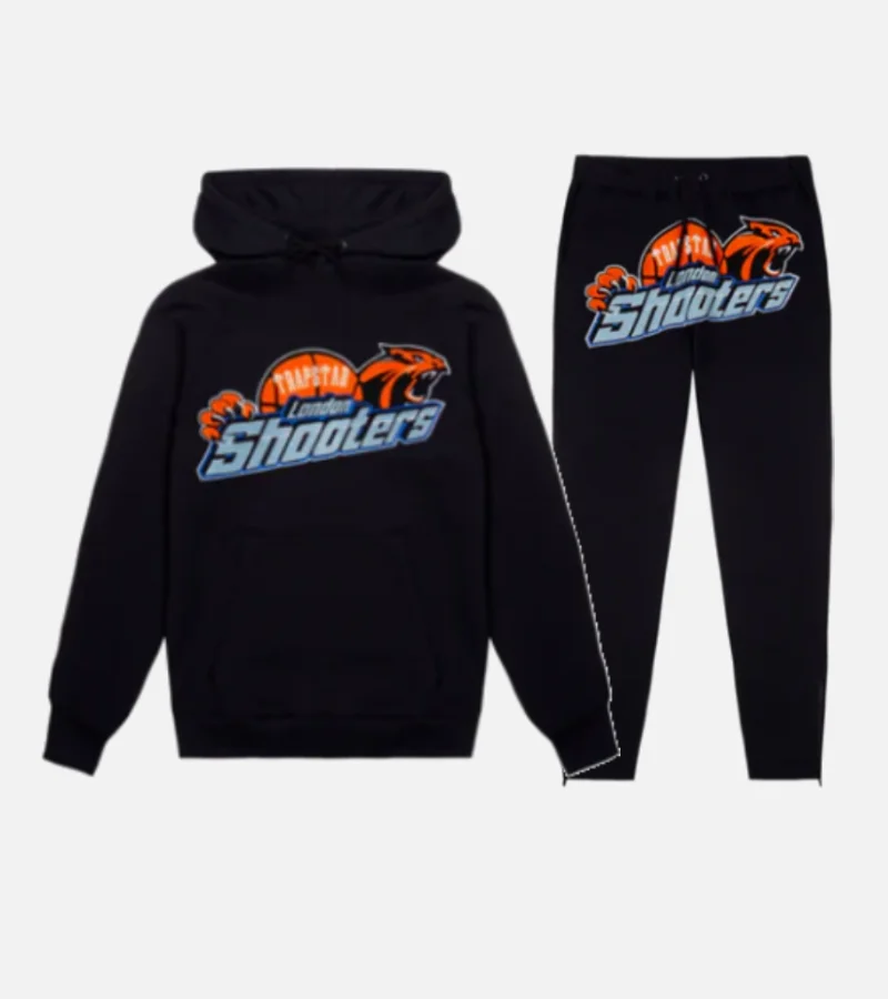 Tuta con cappuccio Trapstar London Shooters Nera Tuta con cappuccio Trapstar London Shooters Nera