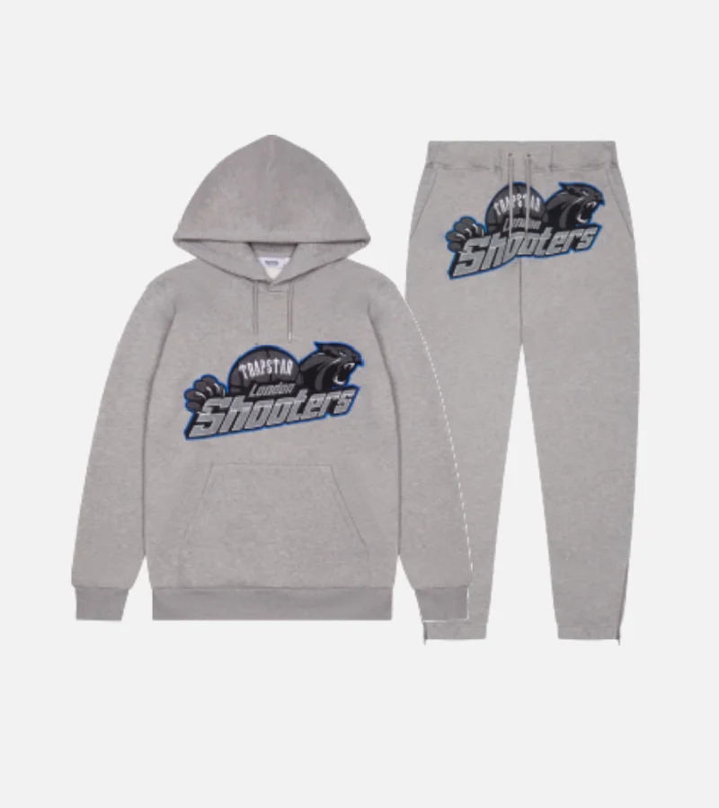 Tuta grigia con cappuccio Trapstar Shooters Tuta grigia con cappuccio Trapstar Shooters